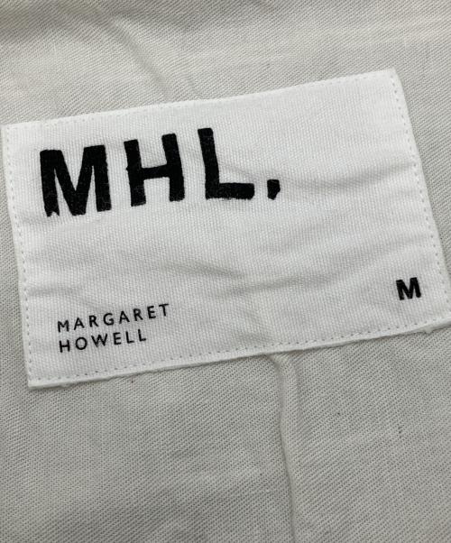 MHL（エムエイチエル）MHL (エムエイチエル) DRY COTTON STRIPE SS SHIRTS グレー サイズ:Mの古着・服飾アイテム