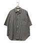 MHL（エムエイチエル）の古着「DRY COTTON STRIPE SS SHIRTS」｜グレー