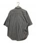 MHL (エムエイチエル) DRY COTTON STRIPE SS SHIRTS グレー サイズ:M：4000円