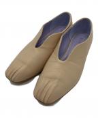 Mame Kurogouchiマメクロゴウチ）の古着「パンプス」｜ベージュ