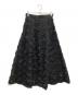 CADUNE（カデュネ）の古着「3Dスカート」｜ブラック