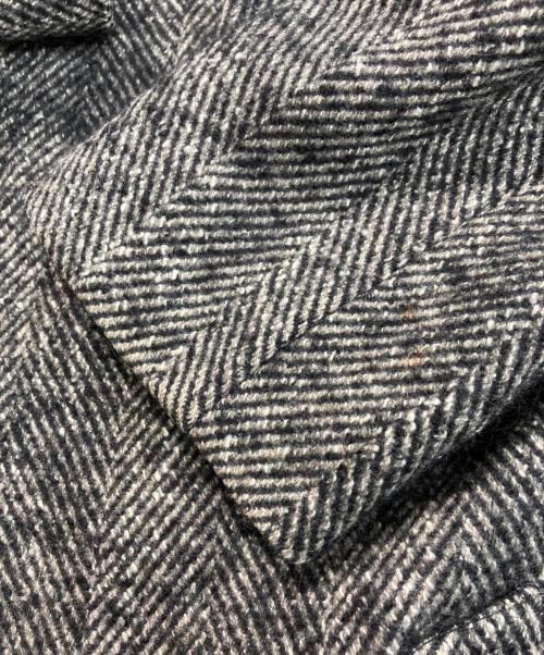 TAGLIATORE（タリアトーレ）TAGLIATORE (タリアトーレ) ヘリンボーン ステンカラーコート ブラウン サイズ:48の古着・服飾アイテム