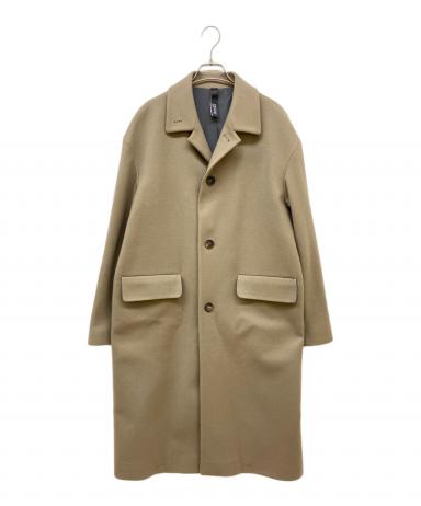 さかい中古【hevo イーヴォ フーデットコート】 中古・古着通販】HEVO (イーヴォ) メルトン ステンカラーコート