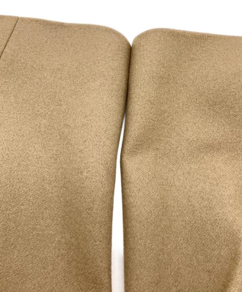 HEVO（イーヴォ）HEVO (イーヴォ) メルトン ステンカラーコート ブラウン サイズ:48の古着・服飾アイテム