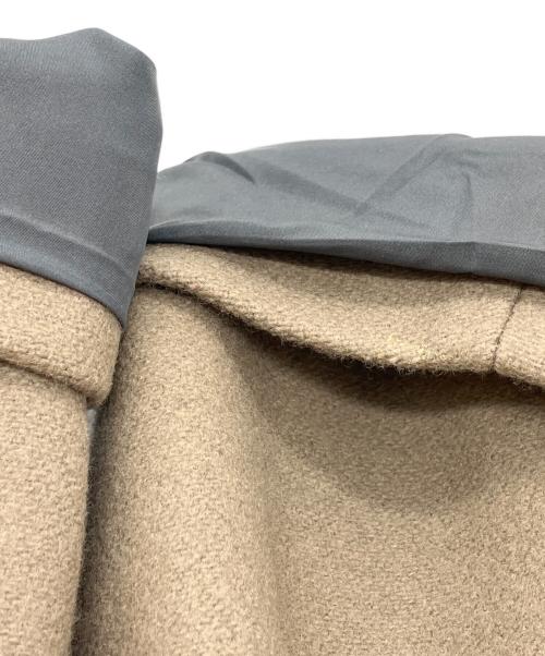 HEVO（イーヴォ）HEVO (イーヴォ) メルトン ステンカラーコート ブラウン サイズ:48の古着・服飾アイテム