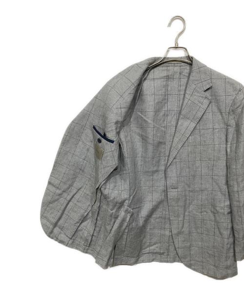 BOGLIOLI（ボリオリ）BOGLIOLI (ボリオリ) DOVER コットンリネン 3Bジャケット グレー サイズ:50の古着・服飾アイテム
