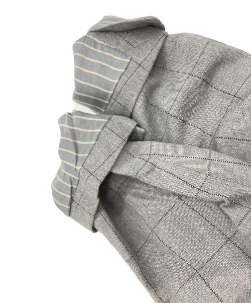 BOGLIOLI（ボリオリ）BOGLIOLI (ボリオリ) DOVER コットンリネン 3Bジャケット グレー サイズ:50の古着・服飾アイテム