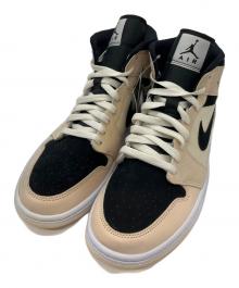 NIKE（ナイキ）の古着「 AIR JORDAN 1 MID "GUAVA ICE"」｜ブラック×ベージュ
