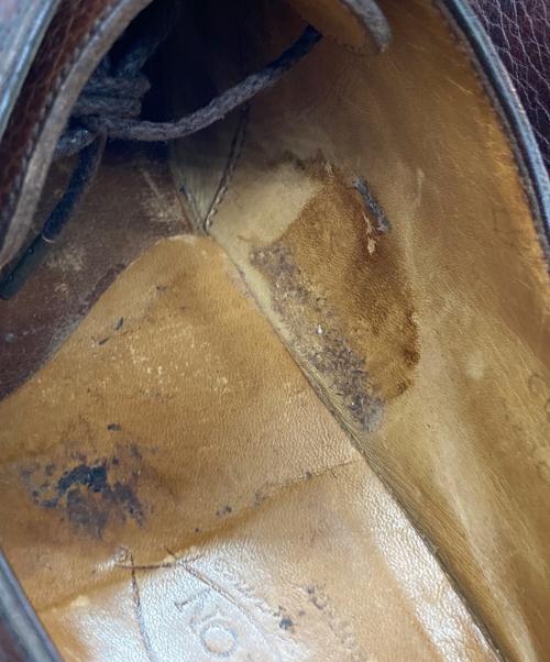 J.M.WESTON（ジェイエムウエストン）J.M.WESTON (ジェイエムウエストン) 641 GOLF Uチップシューズ ブラウン サイズ:8.5Cの古着・服飾アイテム