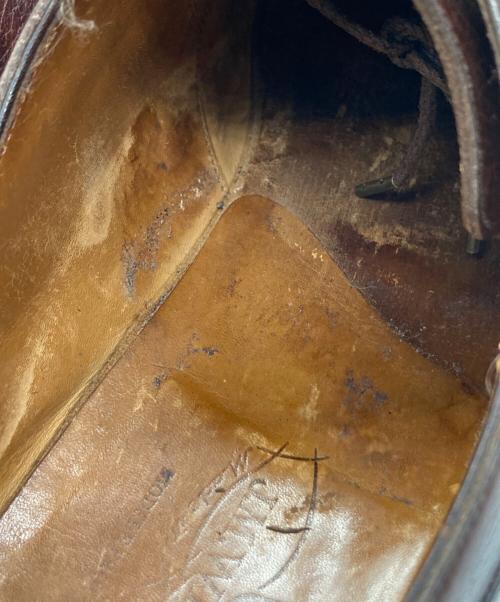 J.M.WESTON（ジェイエムウエストン）J.M.WESTON (ジェイエムウエストン) 641 GOLF Uチップシューズ ブラウン サイズ:8.5Cの古着・服飾アイテム