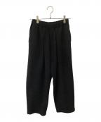 babaghuriババグーリ）の古着「ウールバルーンパンツ」｜ブラック