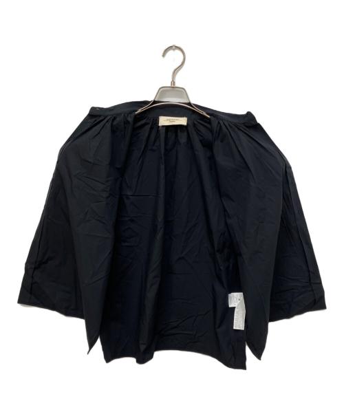 WEEKEND Max Mara（ウィークエンド マックスマーラ）Weekend Max Mara (ウィークエンド マックスマーラ) VALLO フレンチスリーブシャツ ネイビー サイズ:36の古着・服飾アイテム