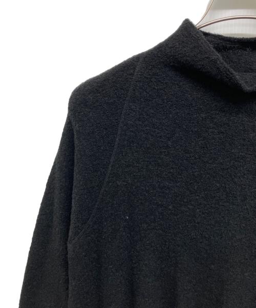 JURGEN LEHL（ヨーガンレール）JURGEN LEHL (ヨーガンレール) ハイネックウール混ワンピース ブラック サイズ:Mの古着・服飾アイテム