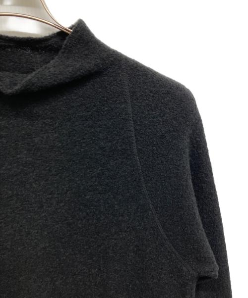 JURGEN LEHL（ヨーガンレール）JURGEN LEHL (ヨーガンレール) ハイネックウール混ワンピース ブラック サイズ:Mの古着・服飾アイテム