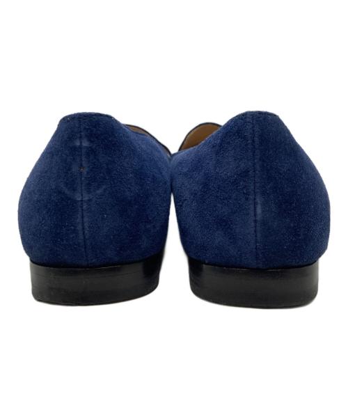 MaxMara（マックスマーラ）MaxMara (マックスマーラ) スウェードフラットパンプス ネイビー サイズ:36 1/2の古着・服飾アイテム