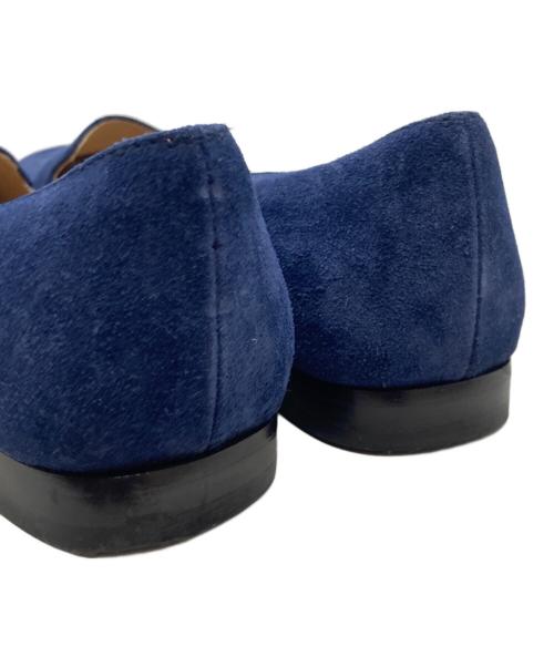 MaxMara（マックスマーラ）MaxMara (マックスマーラ) スウェードフラットパンプス ネイビー サイズ:36 1/2の古着・服飾アイテム