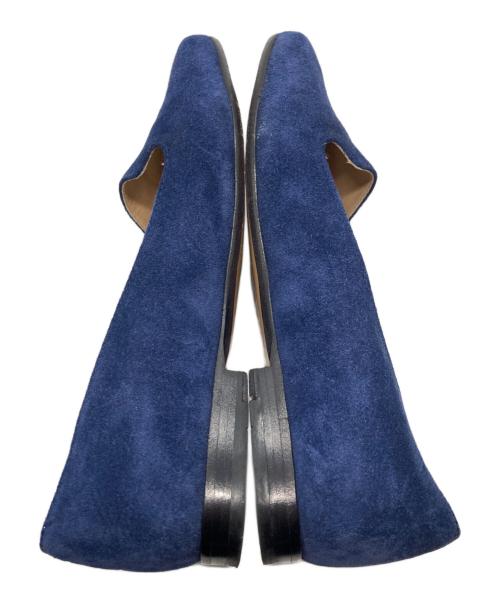 MaxMara（マックスマーラ）MaxMara (マックスマーラ) スウェードフラットパンプス ネイビー サイズ:36 1/2の古着・服飾アイテム