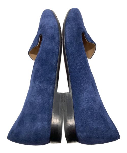 MaxMara（マックスマーラ）MaxMara (マックスマーラ) スウェードフラットパンプス ネイビー サイズ:36 1/2の古着・服飾アイテム