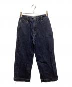 STUDIO NICHOLSONスタジオ ニコルソン）の古着「ワイドデニムパンツ」｜インディゴ