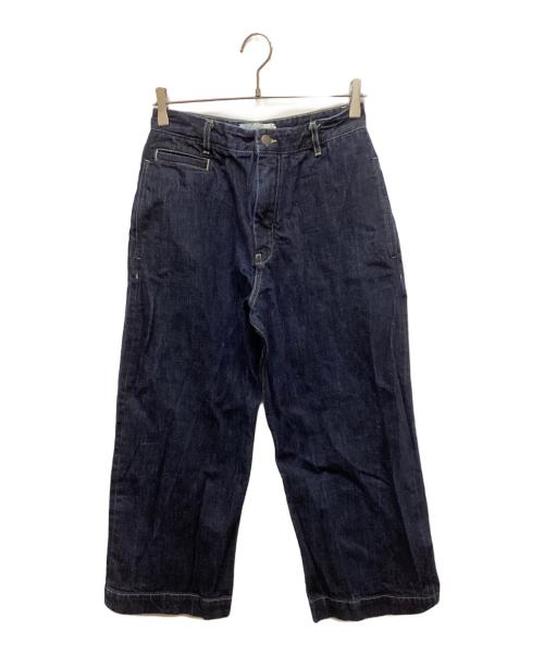 STUDIO NICHOLSON（スタジオ ニコルソン）STUDIO NICHOLSON (スタジオ ニコルソン) ワイドデニムパンツ インディゴ サイズ:Sの古着・服飾アイテム