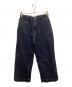 STUDIO NICHOLSON（スタジオ ニコルソン）の古着「ワイドデニムパンツ」｜インディゴ