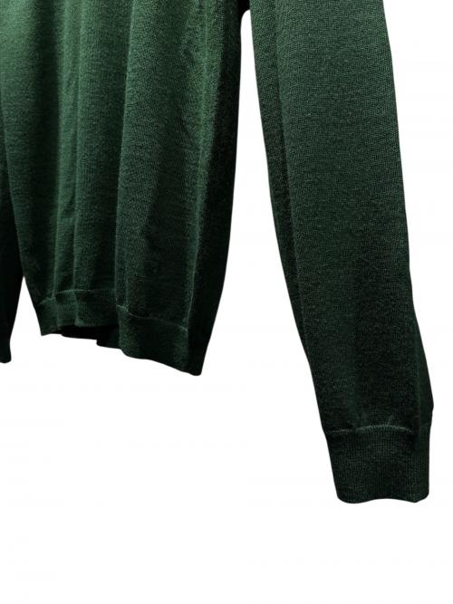 GUCCI（グッチ）GUCCI (グッチ) シルクブレンドクルーネックニット グリーン サイズ:Sの古着・服飾アイテム