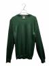 GUCCI（グッチ）の古着「シルクブレンドクルーネックニット」｜グリーン