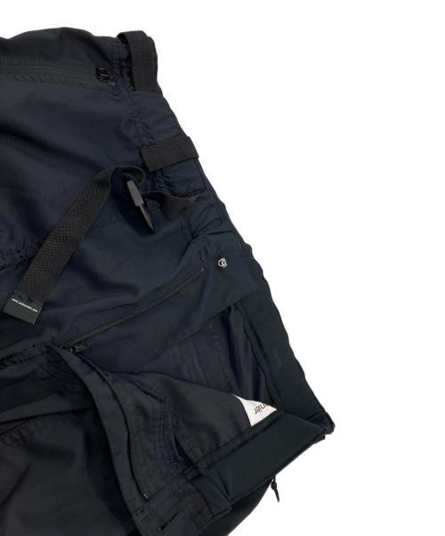 and wander（アンドワンダー）and wander (アンドワンダー) trek 2way pants ブラック サイズ:3の古着・服飾アイテム