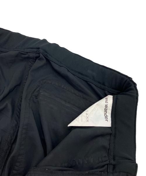 and wander（アンドワンダー）and wander (アンドワンダー) trek 2way pants ブラック サイズ:3の古着・服飾アイテム
