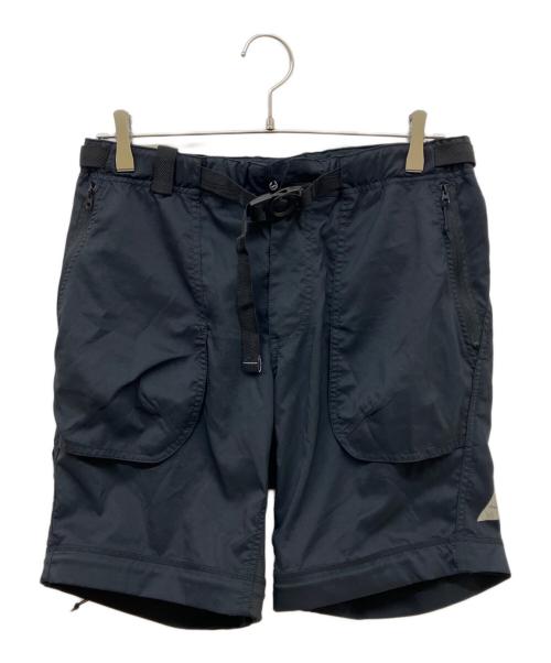 and wander（アンドワンダー）and wander (アンドワンダー) trek 2way pants ブラック サイズ:3の古着・服飾アイテム
