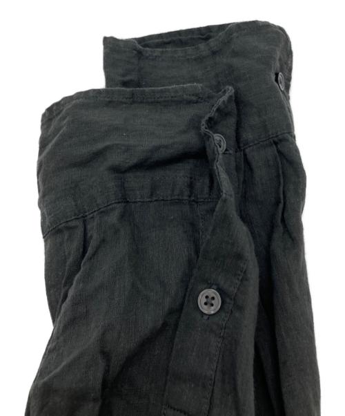 SLOBE IENA（スローブ イエナ）SLOBE IENA (スローブ イエナ) リネンコットンカシュクールシャツ ブラック サイズ:freeの古着・服飾アイテム