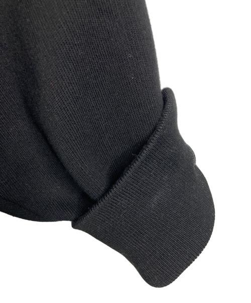 Adam et Rope（アダム エ ロペ）Adam et Rope (アダム エ ロペ) ロゴボタンミドルカーディガン　長袖カーディガン ブラック サイズ:実寸参照の古着・服飾アイテム