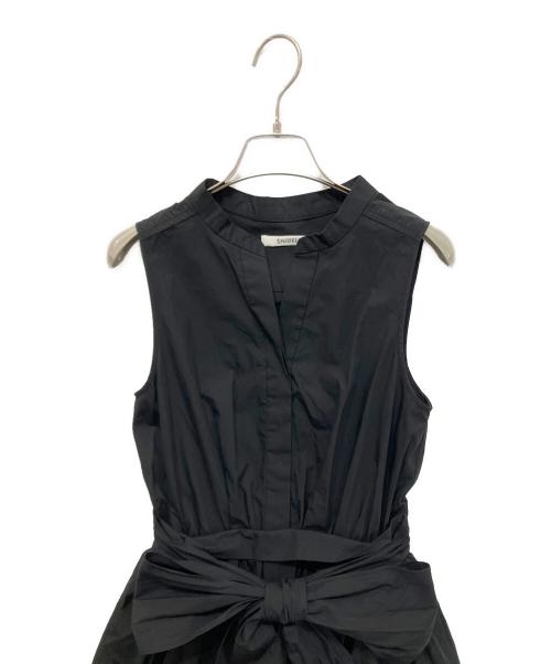 Snidel（スナイデル）Snidel (スナイデル) 20周年限定タックミニワンピース ブラックの古着・服飾アイテム