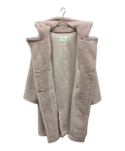 HER LIP TO（ハーリップトゥ）HER LIP TO (ハーリップトゥ) Fleur Shearling Boa Coat　フルール シェアリング ボア コート ピンク サイズ:Mの古着・服飾アイテム