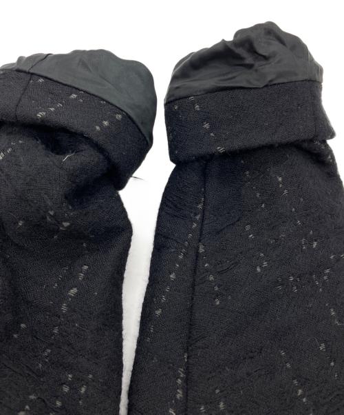 D.HYGEN（ディーハイゲン）D.HYGEN (ディーハイゲン) 2重織クラッシュジャガードWブレストコート ブラック サイズ:2 未使用品の古着・服飾アイテム