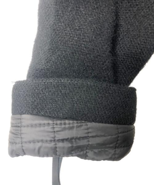 D.HYGEN（ディーハイゲン）D.HYGEN (ディーハイゲン) ハリスツイードワッシャーPコート ブラック サイズ:2 未使用品の古着・服飾アイテム