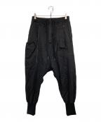 ripvanwinkleリップヴァンウィンクル）の古着「ソリッドパラシュートパンツ」｜ブラック