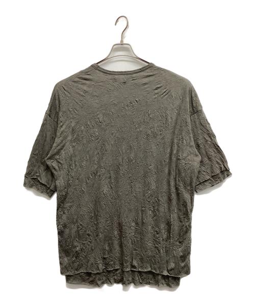 A.F ARTEFACT（エーエフ アーティファクト）A.F ARTEFACT (エーエフ アーティファクト) ガーゼワッシャーオーバーサイズTee ライトグレー サイズ:2 未使用品の古着・服飾アイテム