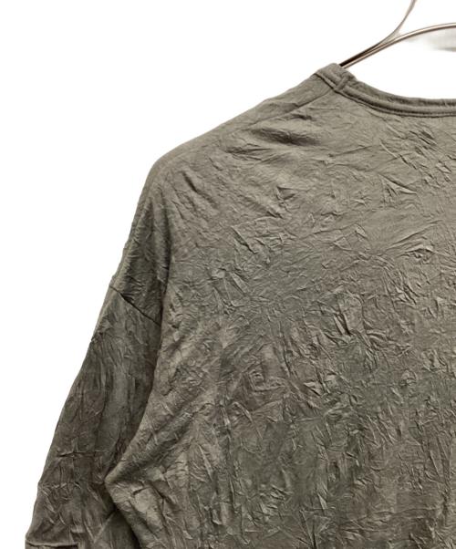 A.F ARTEFACT（エーエフ アーティファクト）A.F ARTEFACT (エーエフ アーティファクト) ガーゼワッシャーオーバーサイズTee ライトグレー サイズ:2 未使用品の古着・服飾アイテム