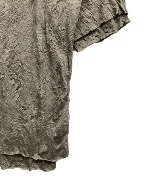 A.F ARTEFACT（エーエフ アーティファクト）A.F ARTEFACT (エーエフ アーティファクト) ガーゼワッシャーオーバーサイズTee ライトグレー サイズ:2 未使用品の古着・服飾アイテム