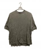 A.F ARTEFACTエーエフ アーティファクト）の古着「ガーゼワッシャーオーバーサイズTee」｜ライトグレー