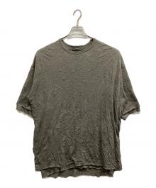 A.F ARTEFACT（エーエフ アーティファクト）の古着「ガーゼワッシャーオーバーサイズTee」｜ライトグレー