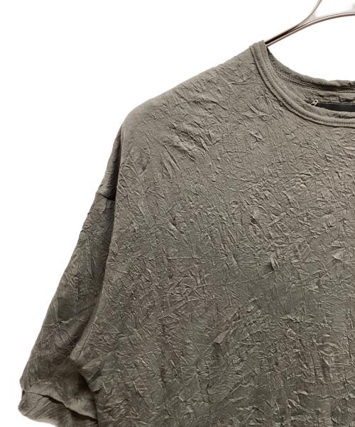 A.F ARTEFACT（エーエフ アーティファクト）A.F ARTEFACT (エーエフ アーティファクト) ガーゼワッシャーオーバーサイズTee ライトグレー サイズ:3 未使用品の古着・服飾アイテム