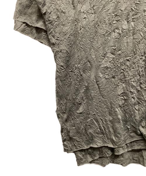 A.F ARTEFACT（エーエフ アーティファクト）A.F ARTEFACT (エーエフ アーティファクト) ガーゼワッシャーオーバーサイズTee ライトグレー サイズ:3 未使用品の古着・服飾アイテム