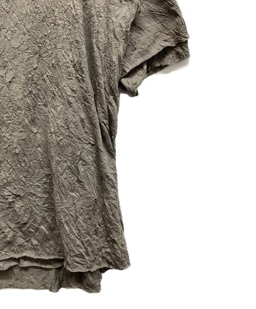 A.F ARTEFACT（エーエフ アーティファクト）A.F ARTEFACT (エーエフ アーティファクト) ガーゼワッシャーオーバーサイズTee ライトグレー サイズ:3 未使用品の古着・服飾アイテム