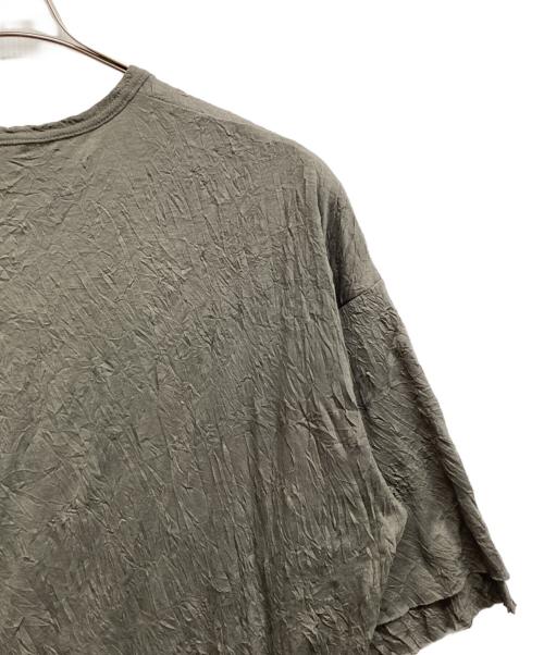 A.F ARTEFACT（エーエフ アーティファクト）A.F ARTEFACT (エーエフ アーティファクト) ガーゼワッシャーオーバーサイズTee ライトグレー サイズ:3 未使用品の古着・服飾アイテム