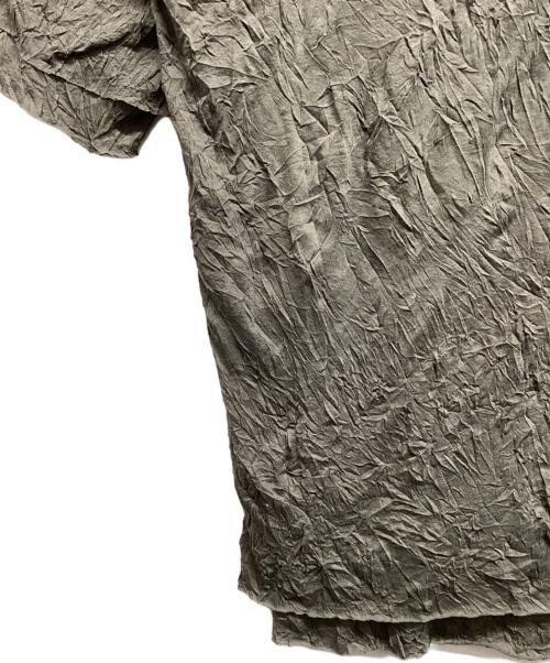 A.F ARTEFACT（エーエフ アーティファクト）A.F ARTEFACT (エーエフ アーティファクト) ガーゼワッシャーオーバーサイズTee ライトグレー サイズ:3 未使用品の古着・服飾アイテム