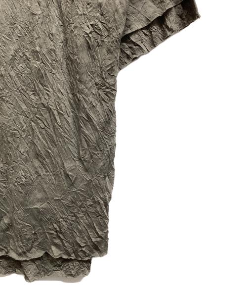 A.F ARTEFACT（エーエフ アーティファクト）A.F ARTEFACT (エーエフ アーティファクト) ガーゼワッシャーオーバーサイズTee ライトグレー サイズ:3 未使用品の古着・服飾アイテム