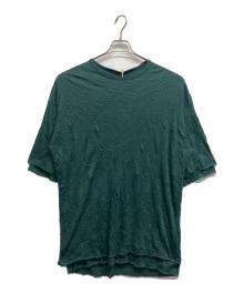 A.F ARTEFACT（エーエフ アーティファクト）の古着「ガーゼワッシャーオーバーサイズTee」｜グリーン