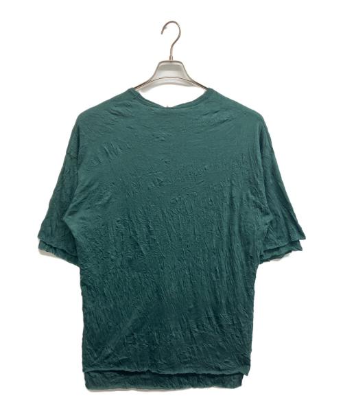 A.F ARTEFACT（エーエフ アーティファクト）A.F ARTEFACT (エーエフ アーティファクト) ガーゼワッシャーオーバーサイズTee グリーン サイズ:2 未使用品の古着・服飾アイテム